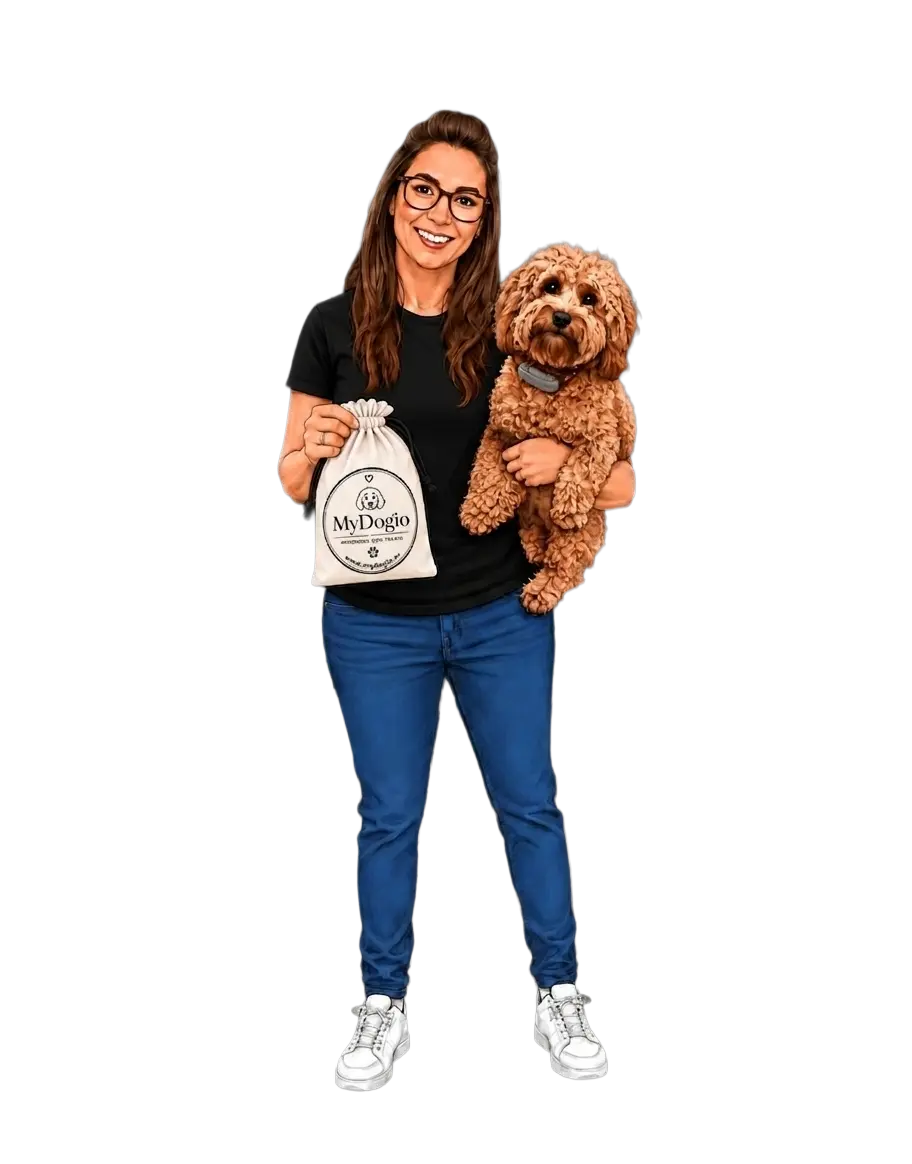 A MyDogio alapítója jutalomfalatos csomaggal